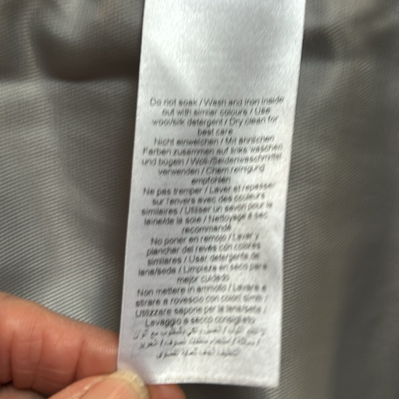 Part Two Three Button Grey / White Jacket Size 40 - Picture 10 of 16